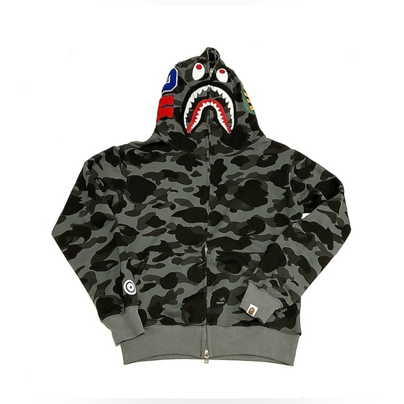 BAPE ABC Camo Shark Full Zip Hoodie - Picture 1 of 6